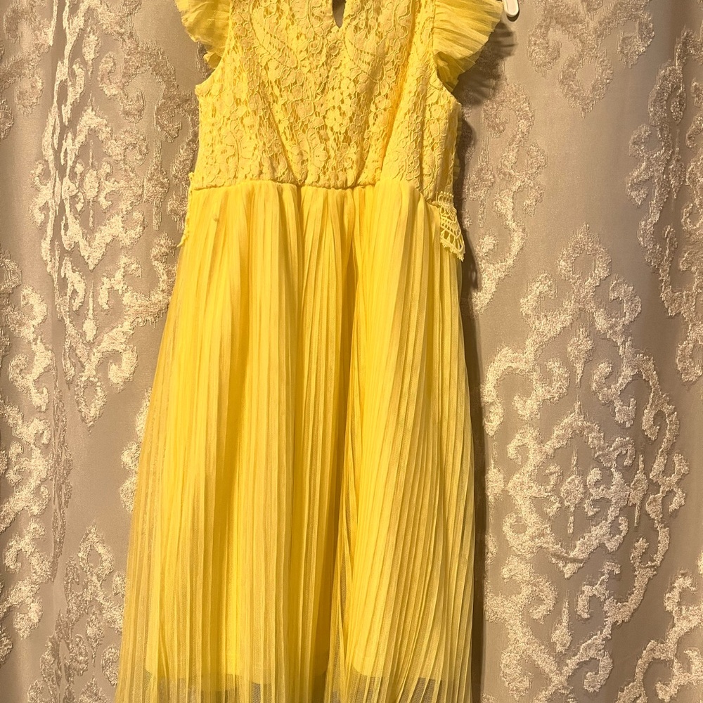 Yellow toddler dress